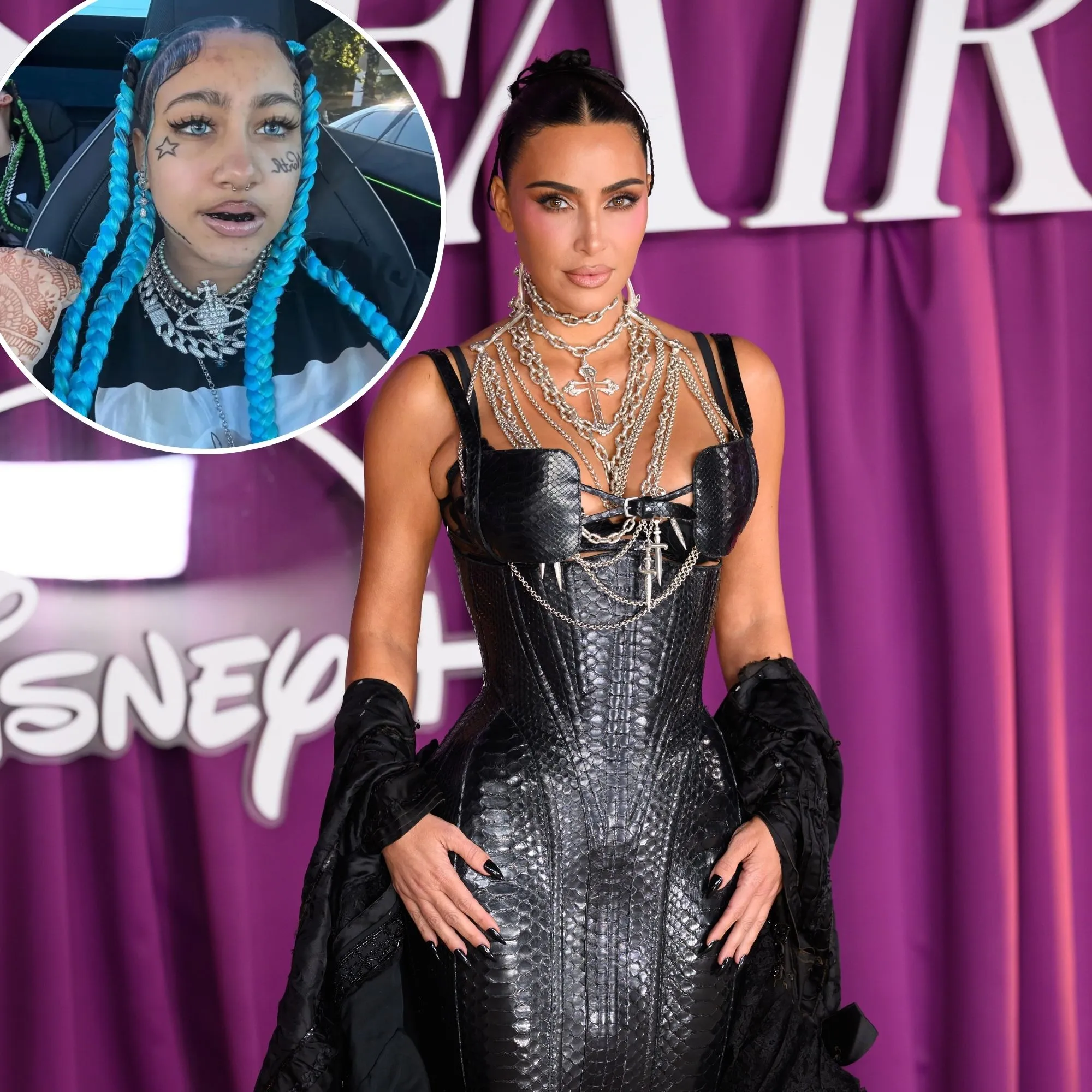 How North West Clapped Back at Haters Over Fake Tattoos, Piercings on TikTok