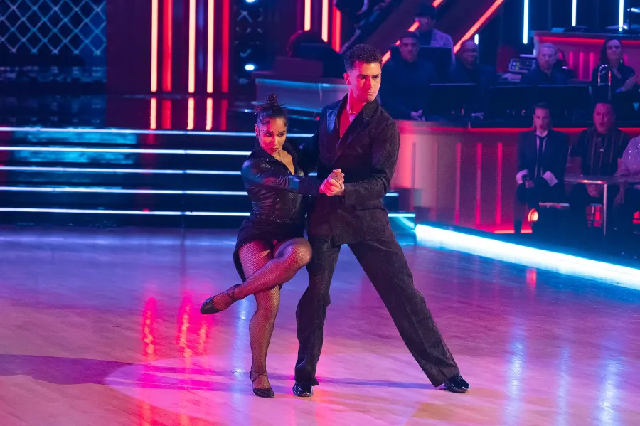 Jordan Chiles and Ezra Sosa Dancing With the Stars Prince Night