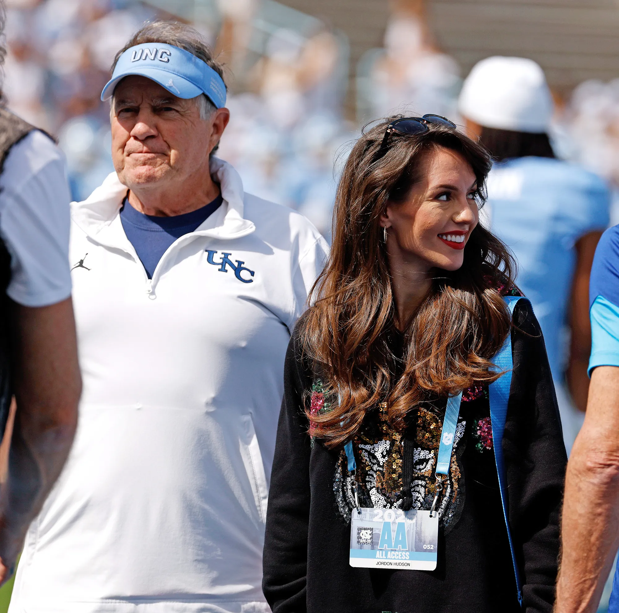 Jordon Hudson and Bill Belichick s Daughter in Law Have Tense Standoff at North Carolina Football Game