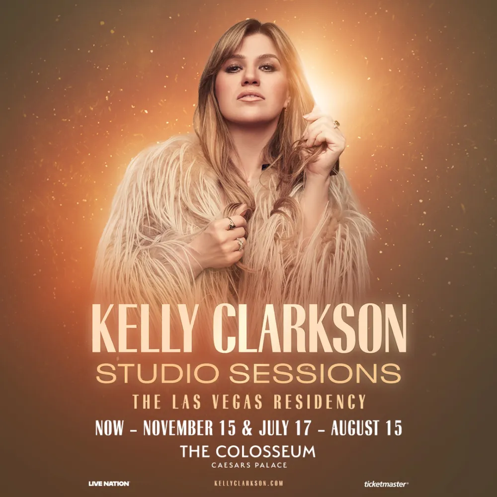Kelly Clarkson Announces Vegas Residency Return After Brandon Blackstock Death Poster