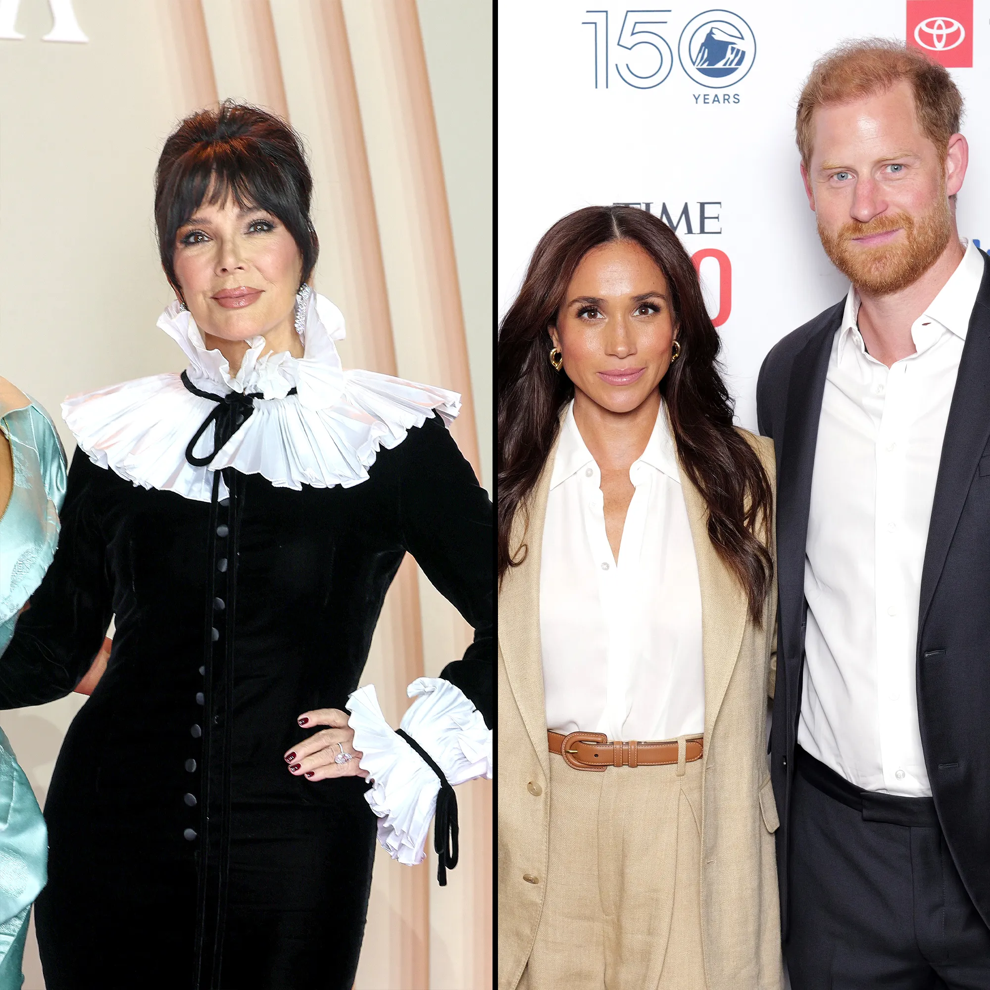 Kris Jenner Deletes Photo of Prince Harry and Meghan Markle at Her 70th Birthday Party