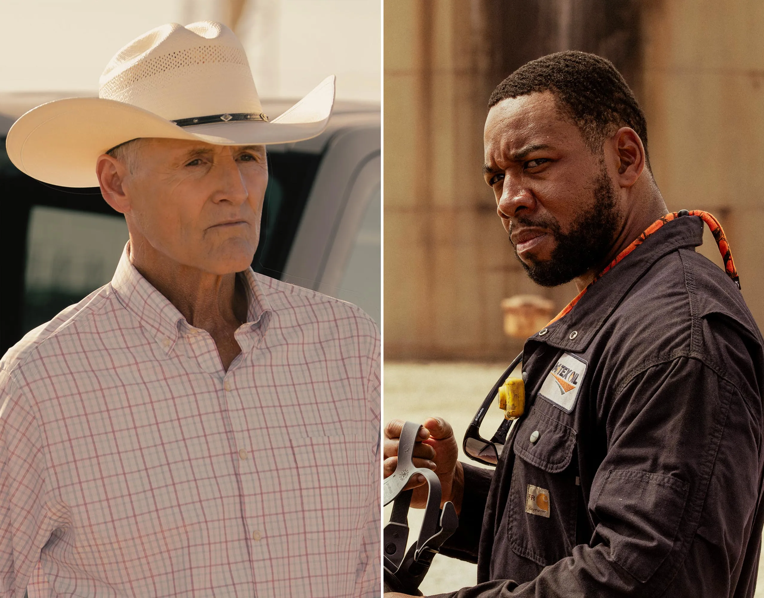 Landman Cast Shares Wild Stories When Reflecting on Most Dangerous Moments in Their Careers Colm Feore and Mustafa Speaks