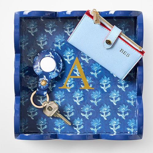 Mark & Graham Scalloped Lacquer Mini Tray