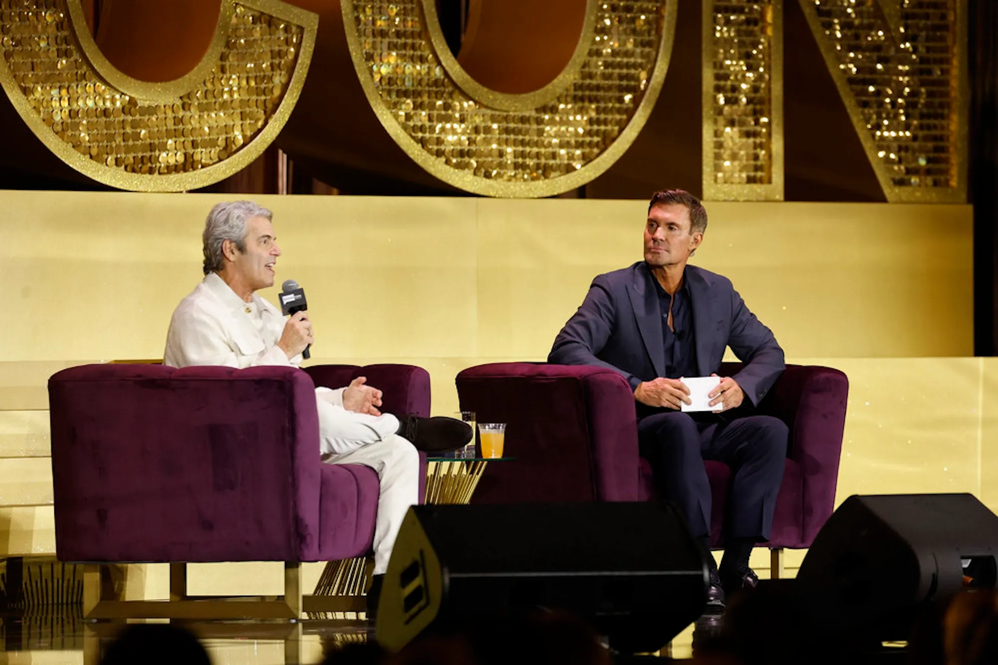 Andy Cohen Deflects Jeff Lewis’ Question About Bravo Paying Housewives Not to Spoil on Their Podcasts