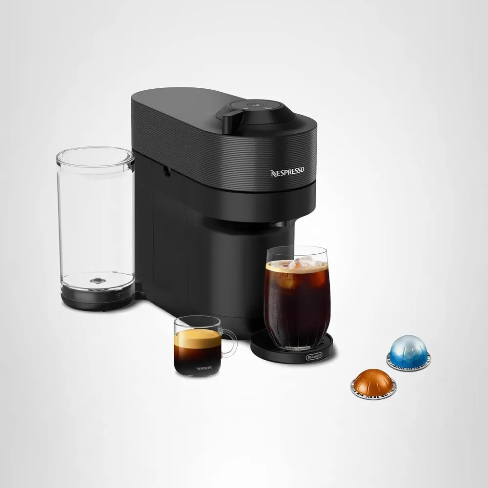 Nespresso Vertuo Pop+ coffee and espresso machine.