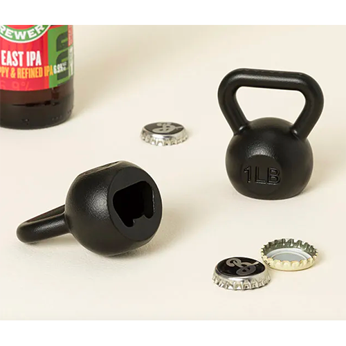 One-Pound Kettlebell Bottle Opener