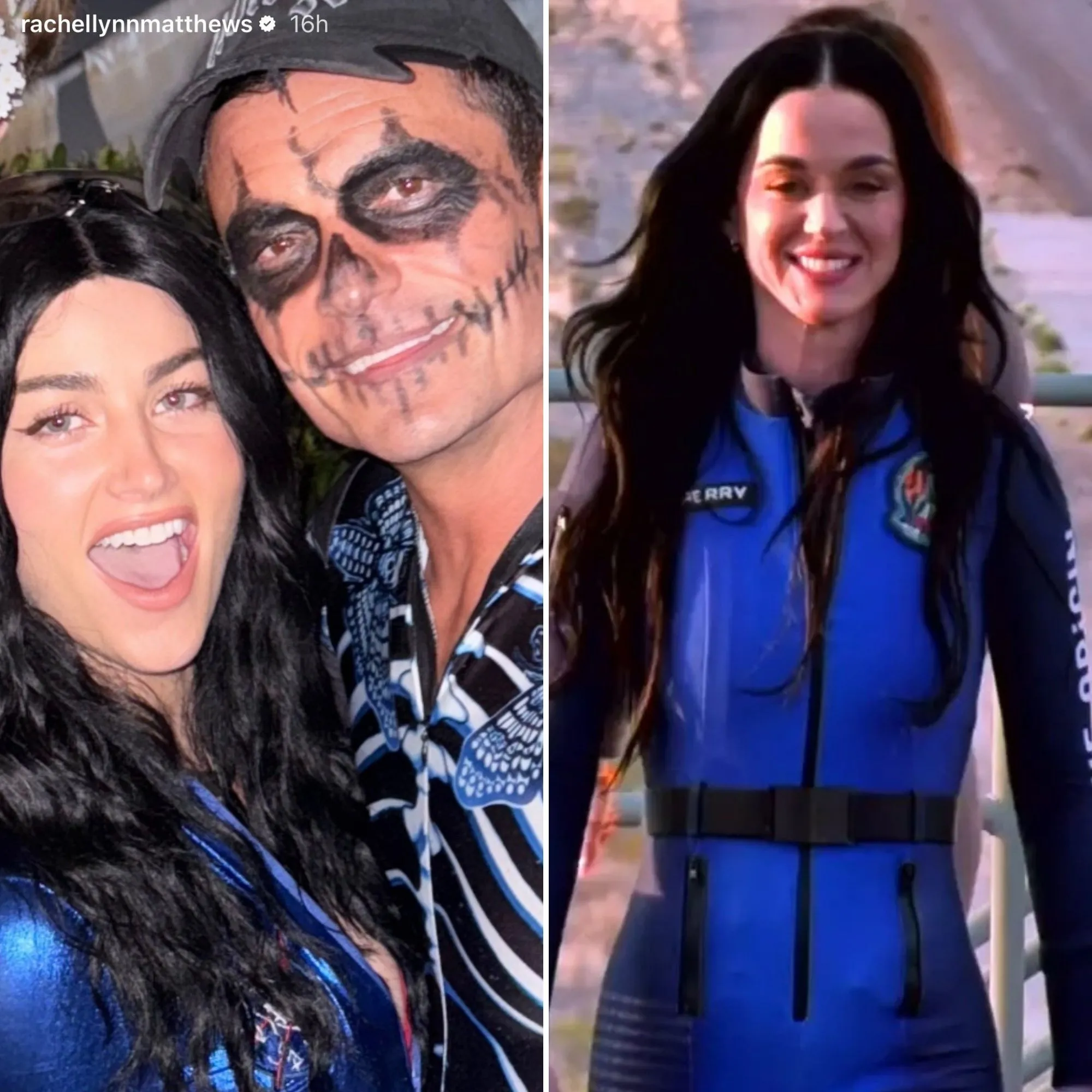 Orlando Bloom Poses With Actress Dressed as Ex Katy Perry for Halloween