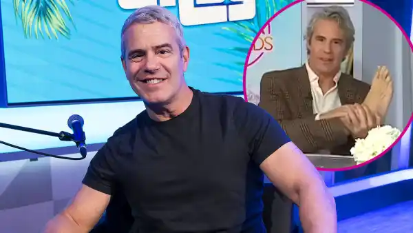 Promo Andy Cohen Shows Off Feet on Today Show
