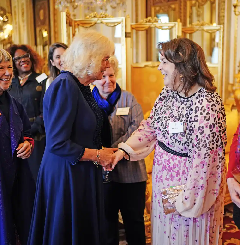 Queen Camilla Asks Actress if She s Lost Masses of Weight in Awkward Moment