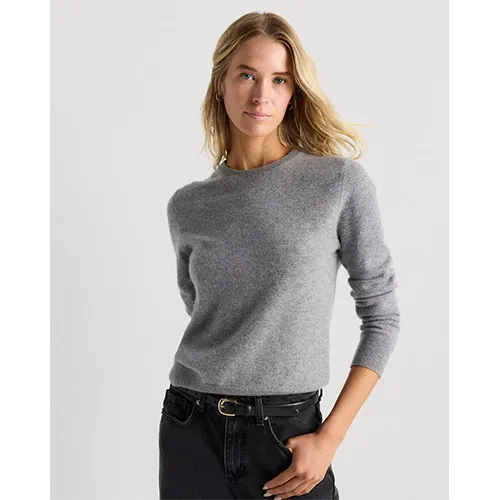 Quince Mongolian Cashmere Crewneck Sweater