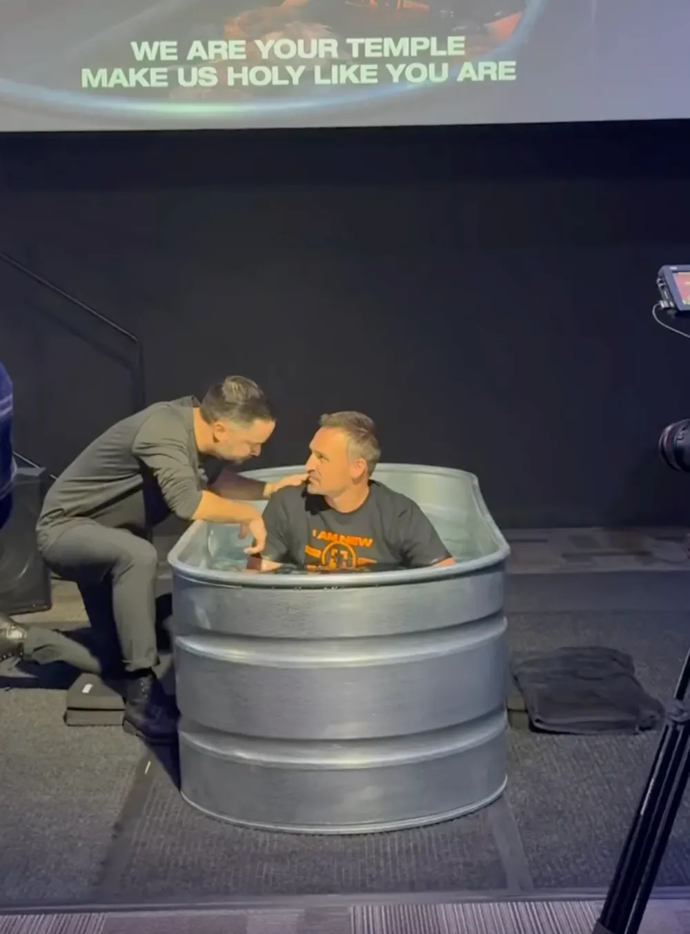 Ryan Lochte Gets Baptized After Divorce Treatment