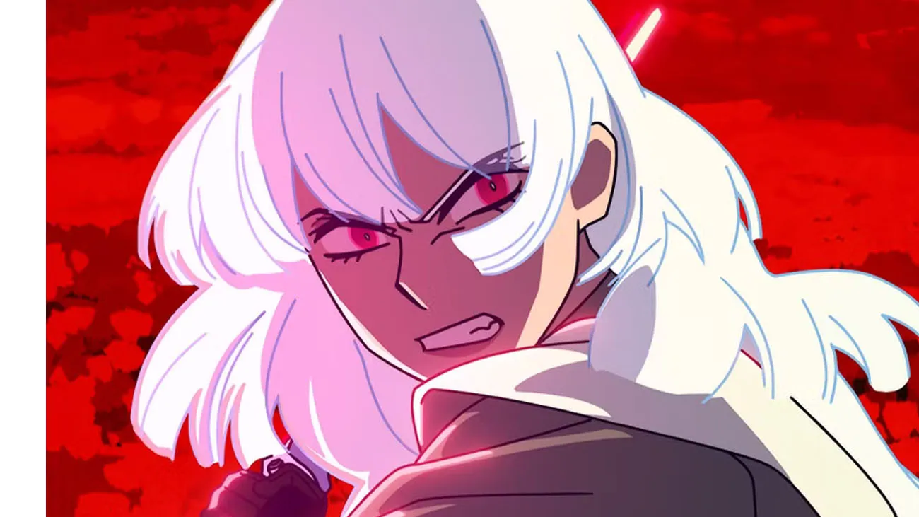 A female Jedi wields a lightsaber in Star Wars: Visions