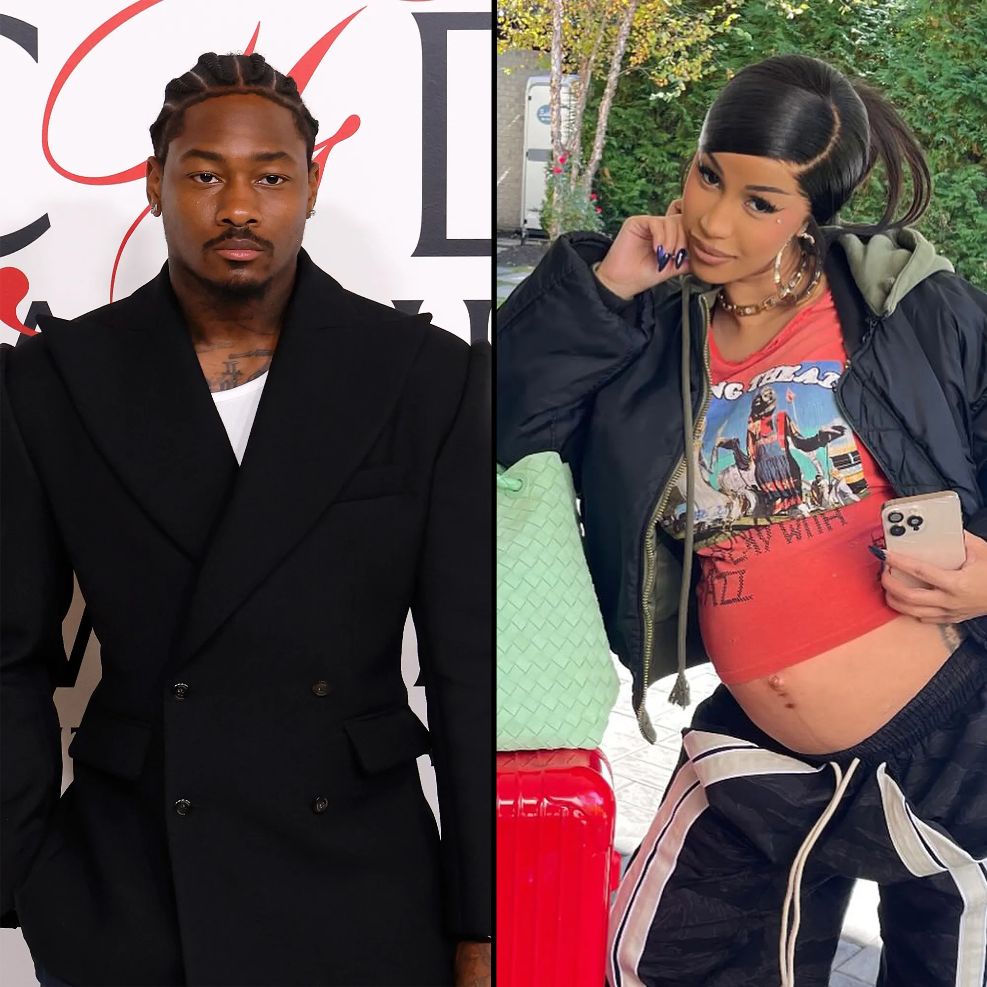 Stefon Diggs Reveals Sex of 1st Baby With Pregnant Cardi B Confirms She s Due Real Soon
