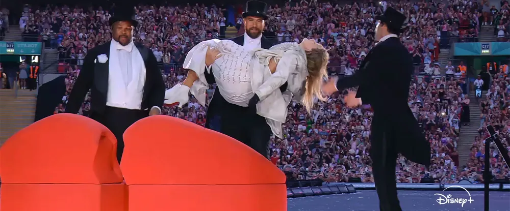 Taylor Swift Calls Travis Kelce Relationship the Most Meaningful in Eras Doc Clip