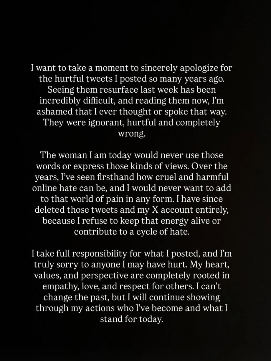 Travis Kelces Ex Kayla Nicole Apologizes for Hurtful Tweets After Deleting X Account