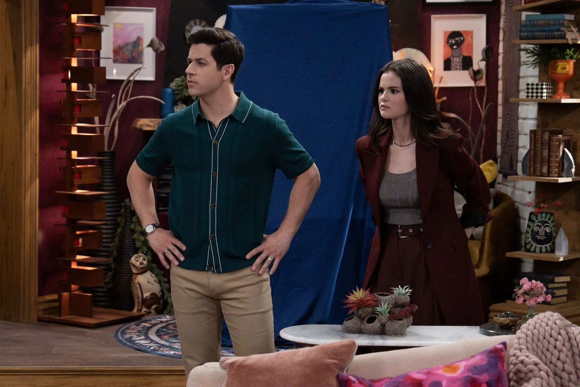 Wizards Beyond Waverly Place, David Henrie and Selena Gomez