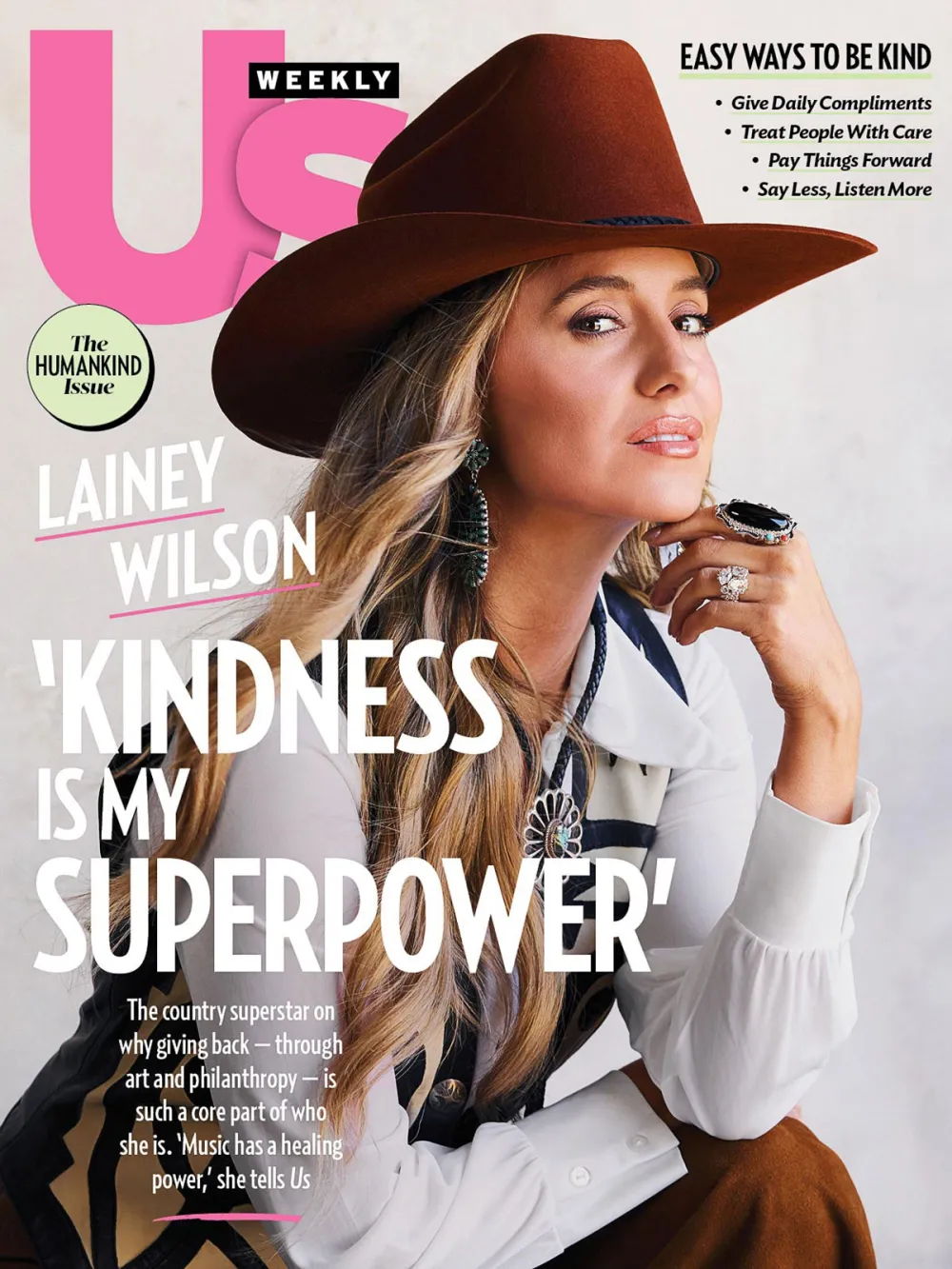 What Would Lainey Wilson Do Inside Her Commitment to Giving Back Kindness Is My Superpower Lainey Wilson 2548 Luxury Handbag Shopping Cov