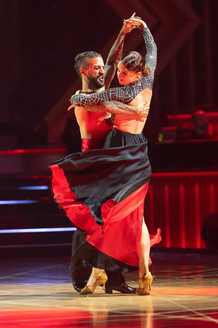 Whitney Leavitt and Mark Ballas Dancing With The Stars Rock and Roll Hall of Fame Night