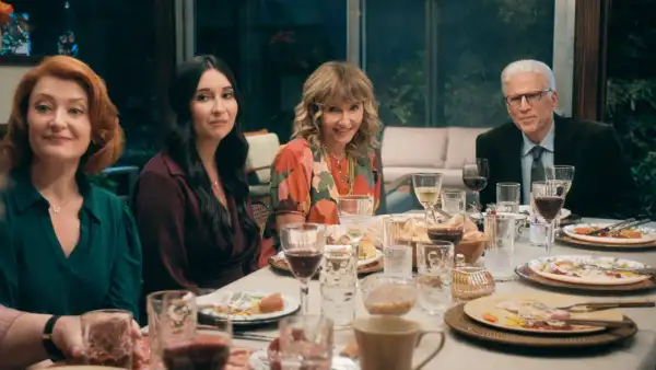 Kerry O'Malley, Lilah Richcreek Estrada, Mary Steenburgen and Ted Danson in A Man on the Inside season 2