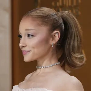 LOS ANGELES, CALIFORNIA - FEBRUARY 23: Ariana Grande attends the 31st Annual Screen Actors Guild Awards at Shrine Auditorium and Expo Hall on February 23, 2025 in Los Angeles, California. (Photo by Jeff Kravitz/FilmMagic)