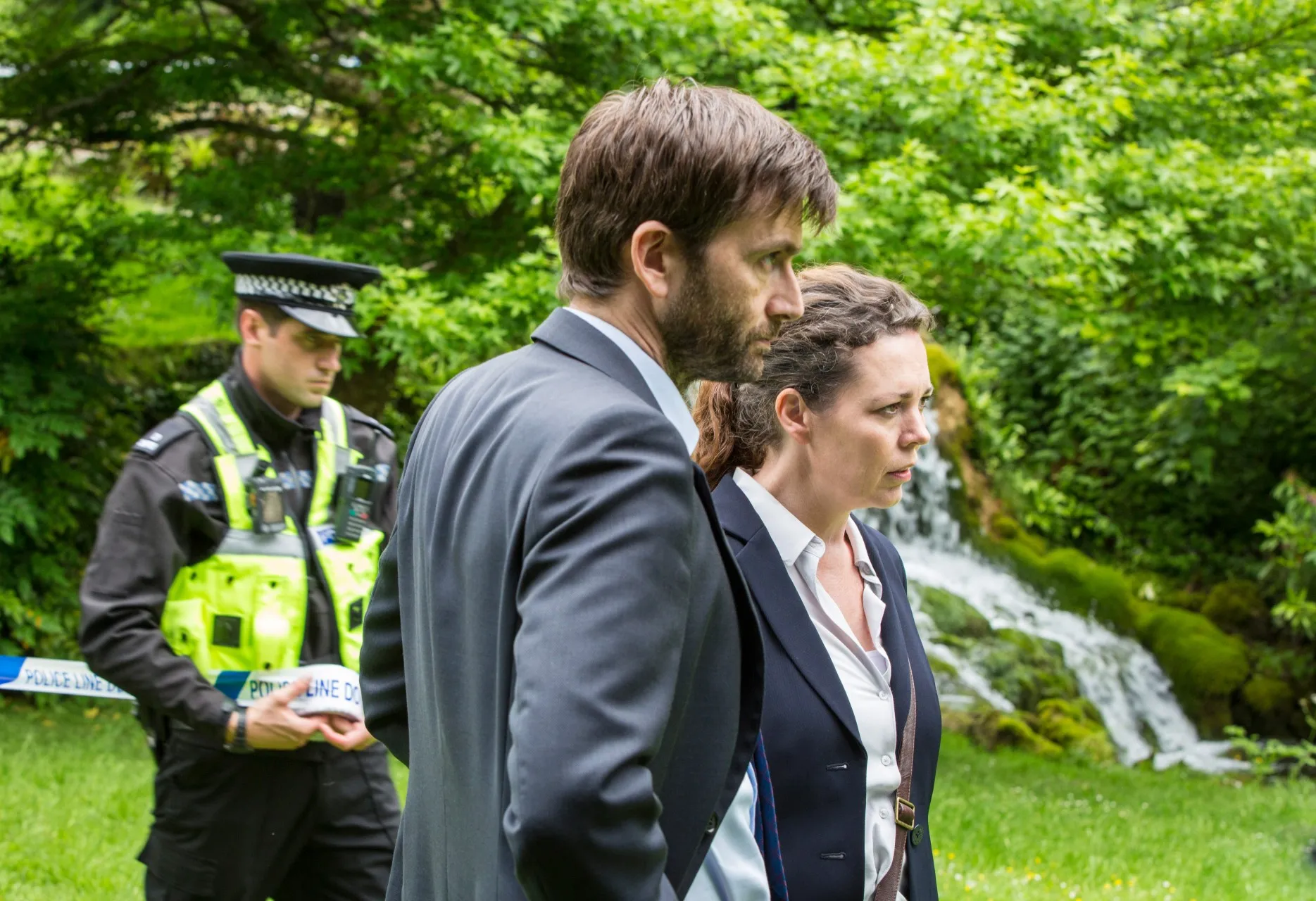 David Tennant and Olivia Colman in Broadchurch