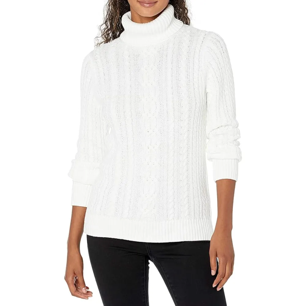 Amazon Essentials Fisherman Cable Turtleneck Sweater
