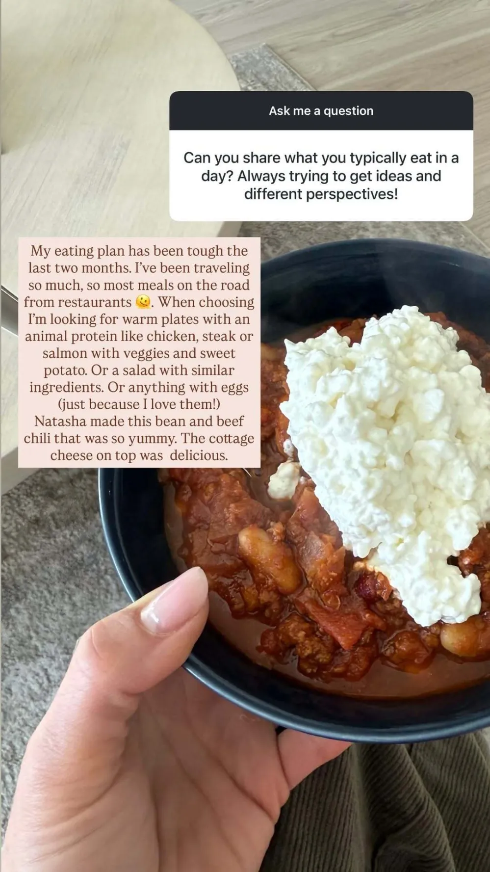 Candace Cameron Bure meal