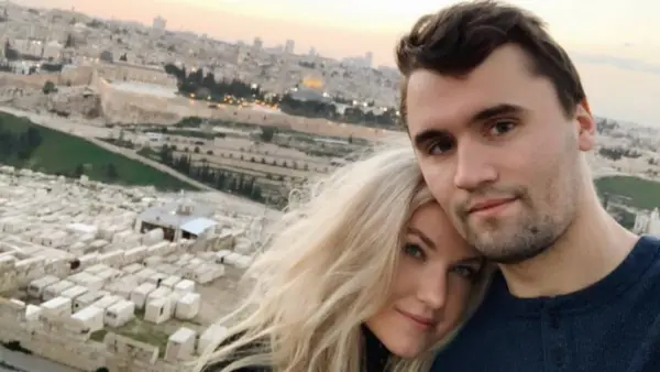 Erika Kirk and Charlie Kirk