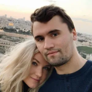 Erika Kirk and Charlie Kirk