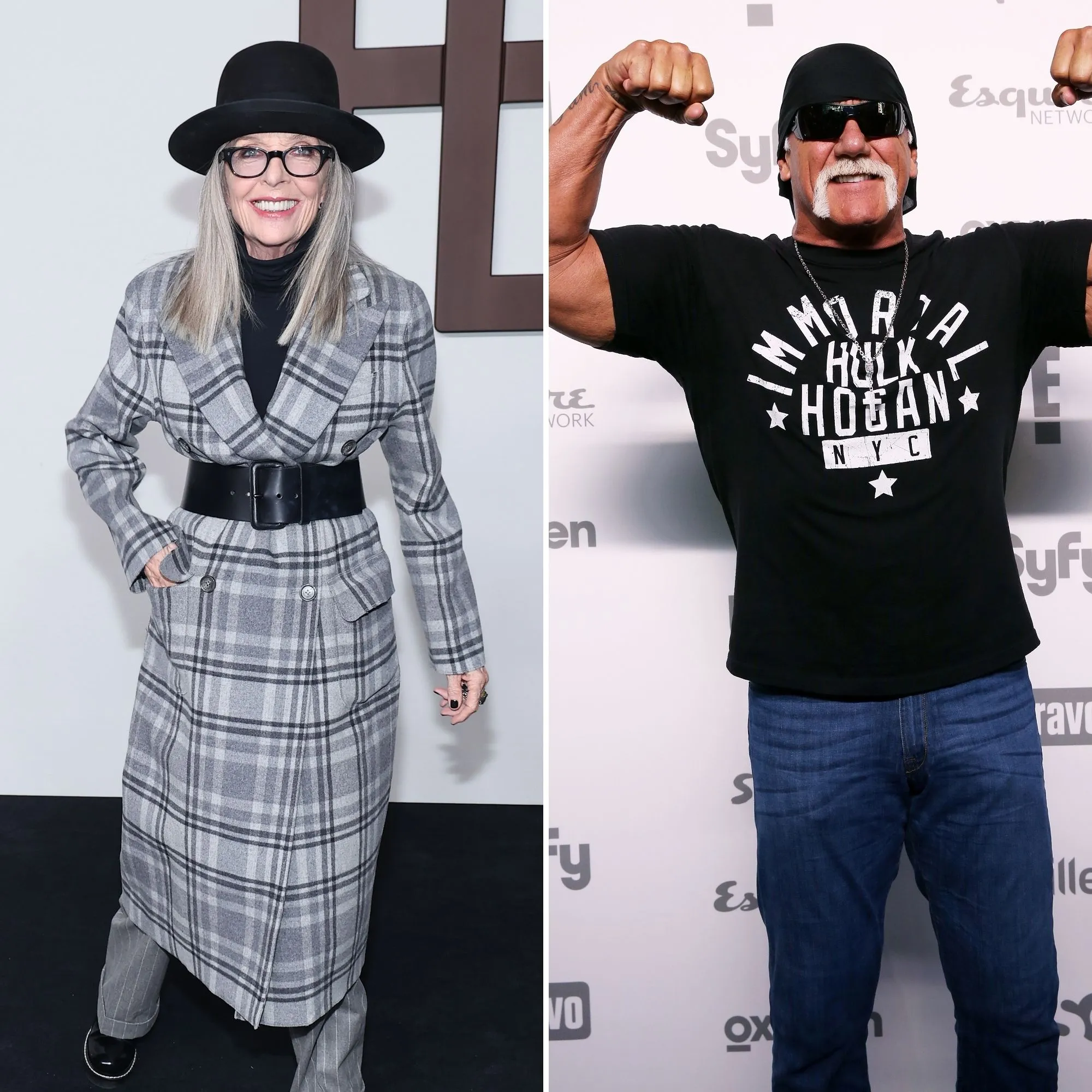 Diane Keaton and Hulk Hogan legacies