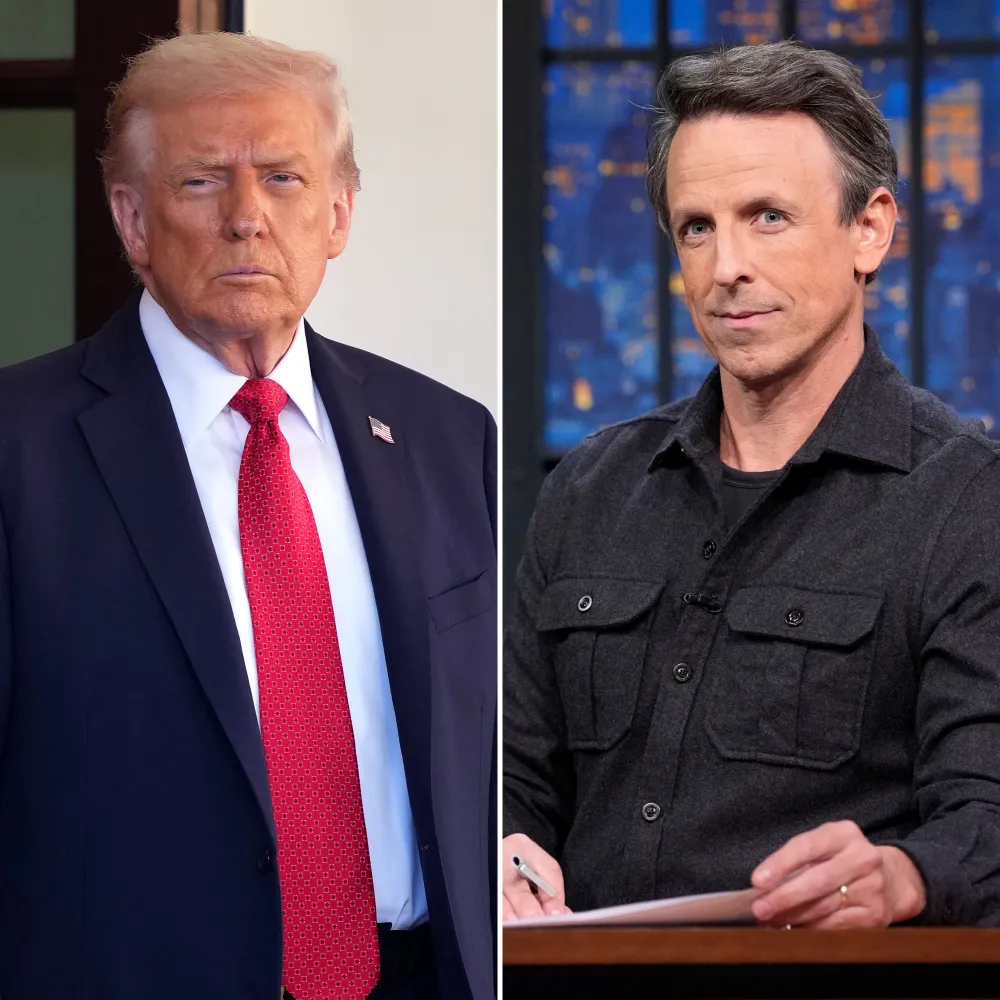 donald trump suggest seth meyers mocking him is illegal