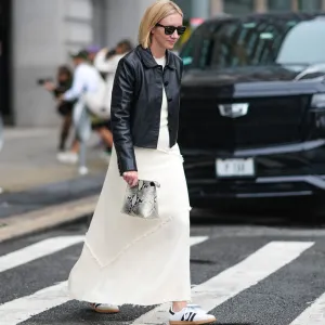 Dresses with White Sneakers