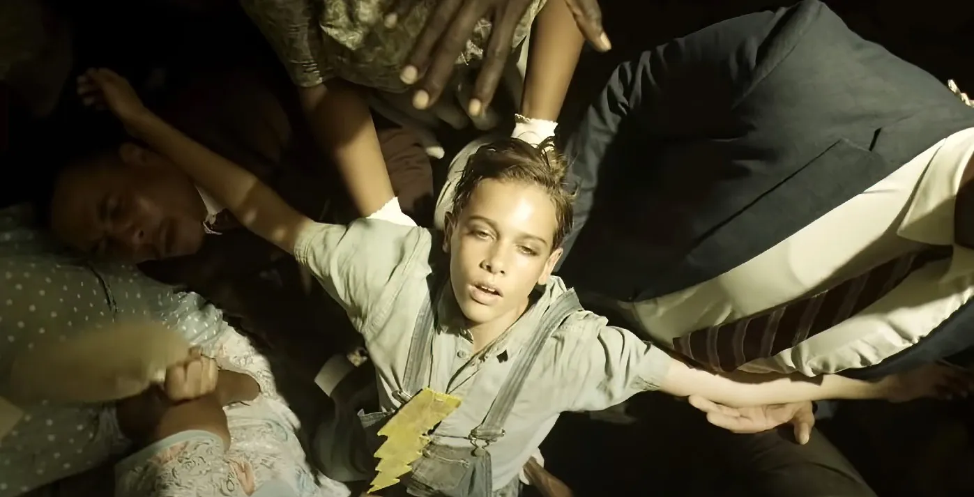 Chaydon Jay as young Elvis Presley in Elvis