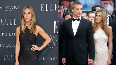 Jennifer Aniston Wears Same Style Dress That She Rocked With Brad Pitt