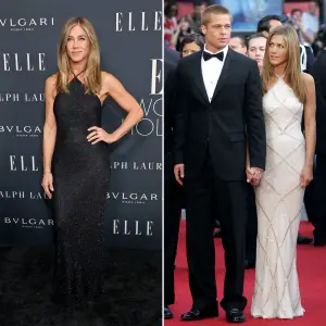 Jennifer Aniston Wears Same Style Dress That She Rocked With Brad Pitt
