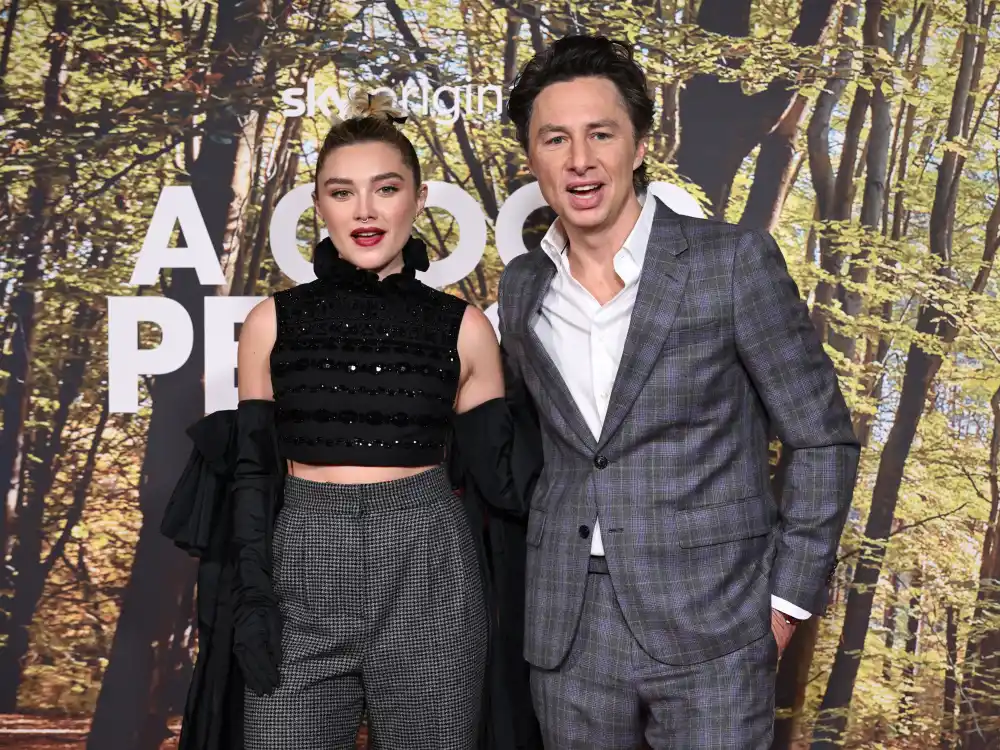 Florence Pugh and Zach Braff