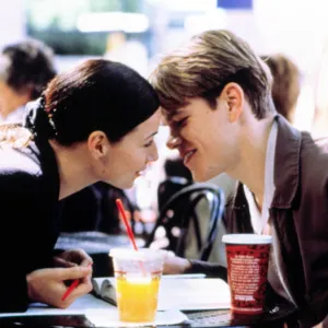 Minnie Driver and Matt Damon in Good Will Hunting