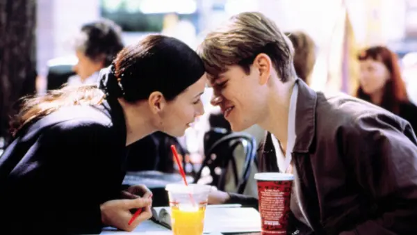 Minnie Driver and Matt Damon in Good Will Hunting