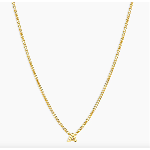 gorjana Wilder Mini Alphabet Necklace