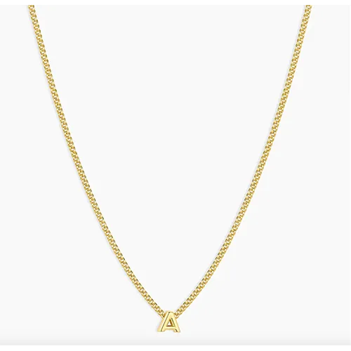 gorjana Wilder Mini Alphabet Necklace