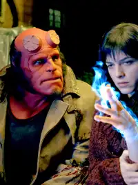 Ron Perlman, Selma Blair in Hellboy