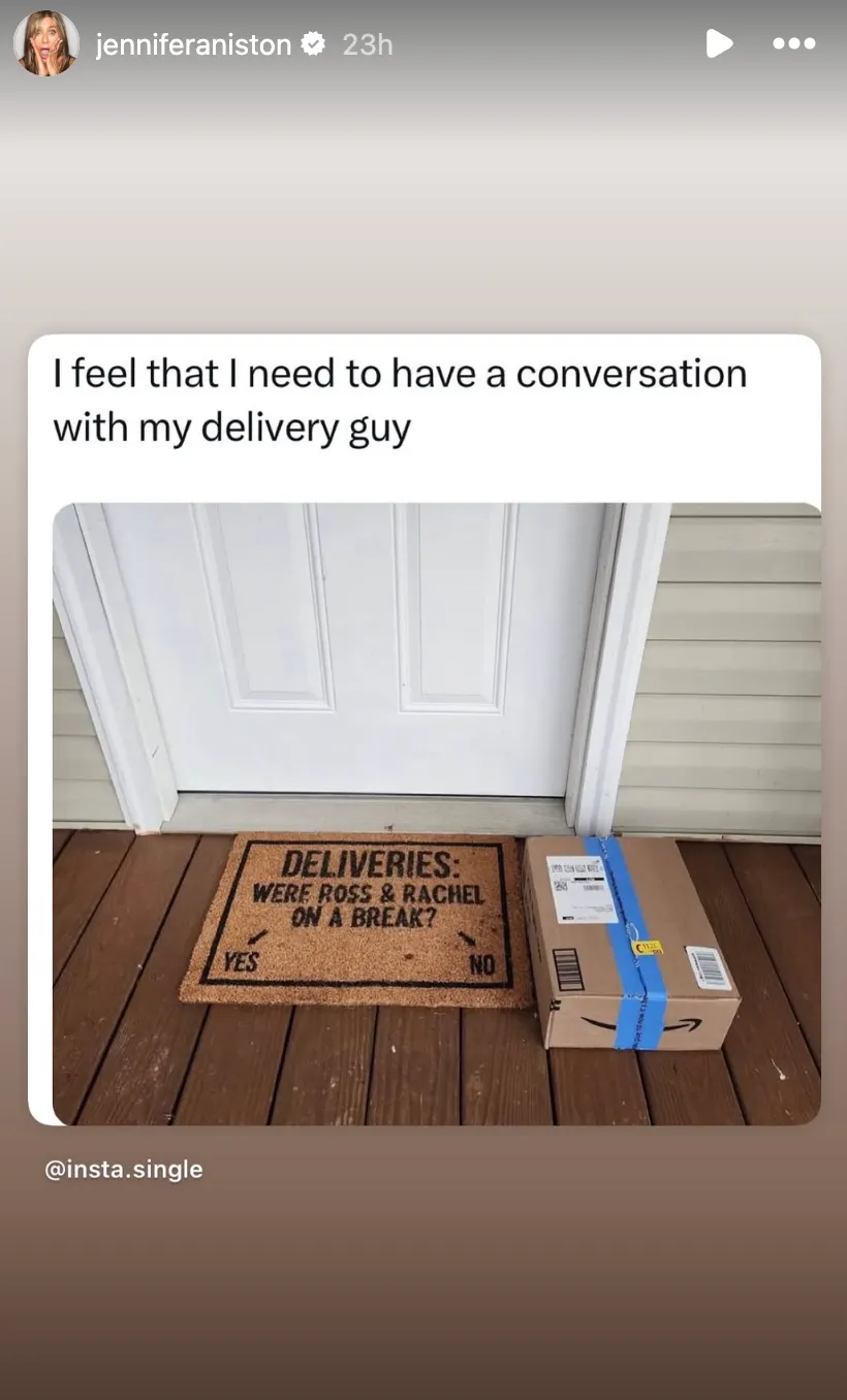 Jennifer Aniston Friends meme