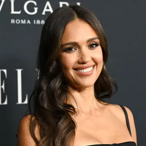Jessica Alba at the 2025 ELLE Women in Hollywood Celebration held at the Four Seasons Beverly Hills on November 17, 2025 in Los Angeles, California.