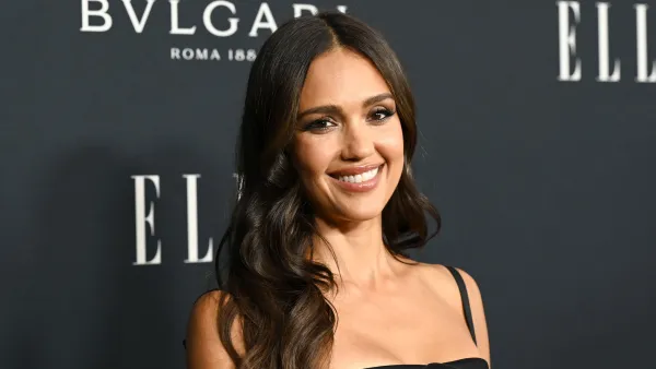 Jessica Alba at the 2025 ELLE Women in Hollywood Celebration held at the Four Seasons Beverly Hills on November 17, 2025 in Los Angeles, California.