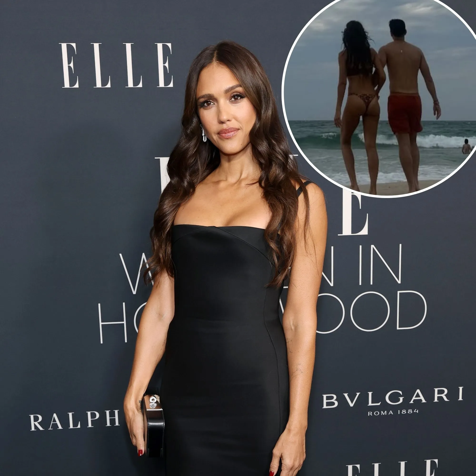 Jessica Alba Wears Cheeky Bikini in Thanksgiving Tribute With Danny Ramirez
