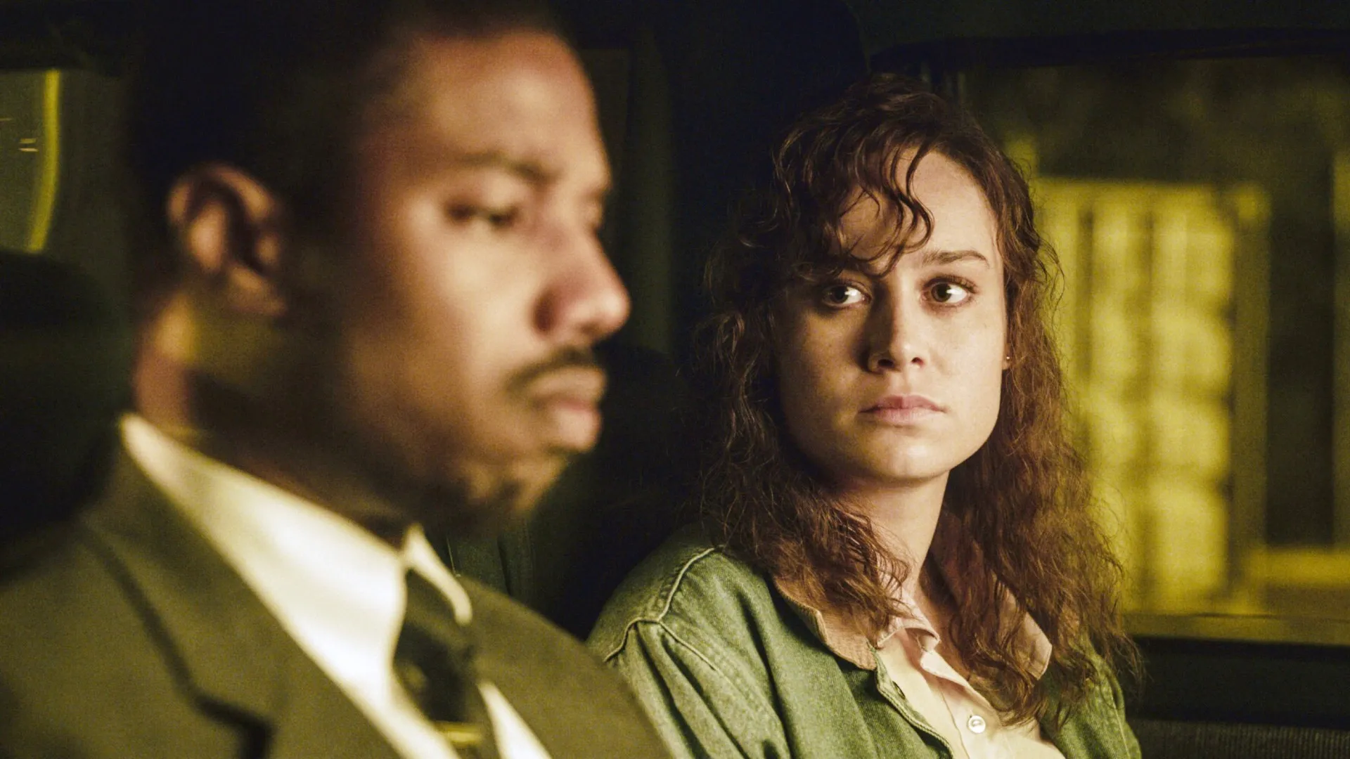 Michael B. Jordan, Brie Larson in Just Mercy