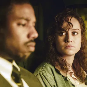 Michael B. Jordan, Brie Larson in Just Mercy