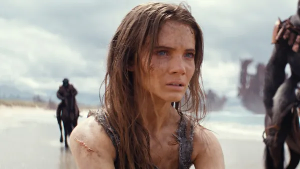 Freya Allan in Kingdom of the Planet of the Apes