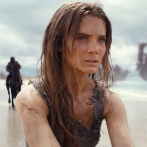 Freya Allan in Kingdom of the Planet of the Apes