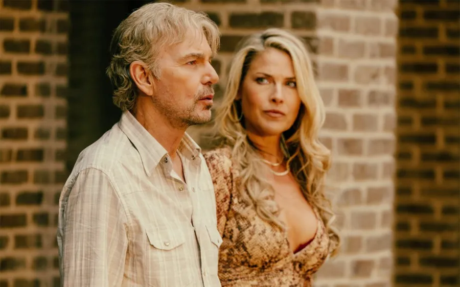 Billy Bob Thornton and Ali Larter in Landman season 2